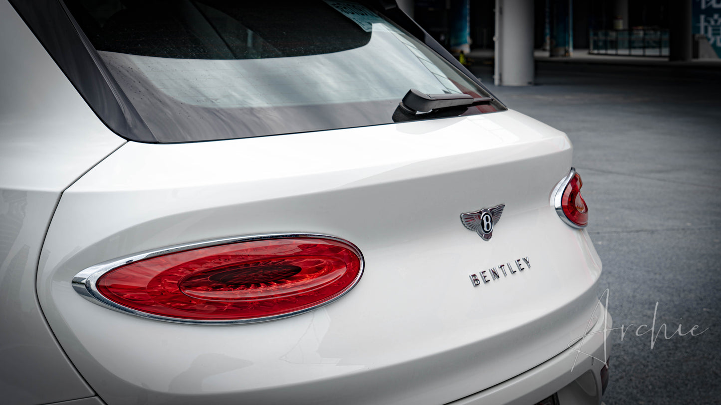 Bentley Bentayga White - Private Chauffeur Service.