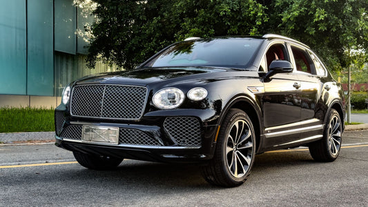 Bentley Bentayga Black - Private Chauffeur Service.