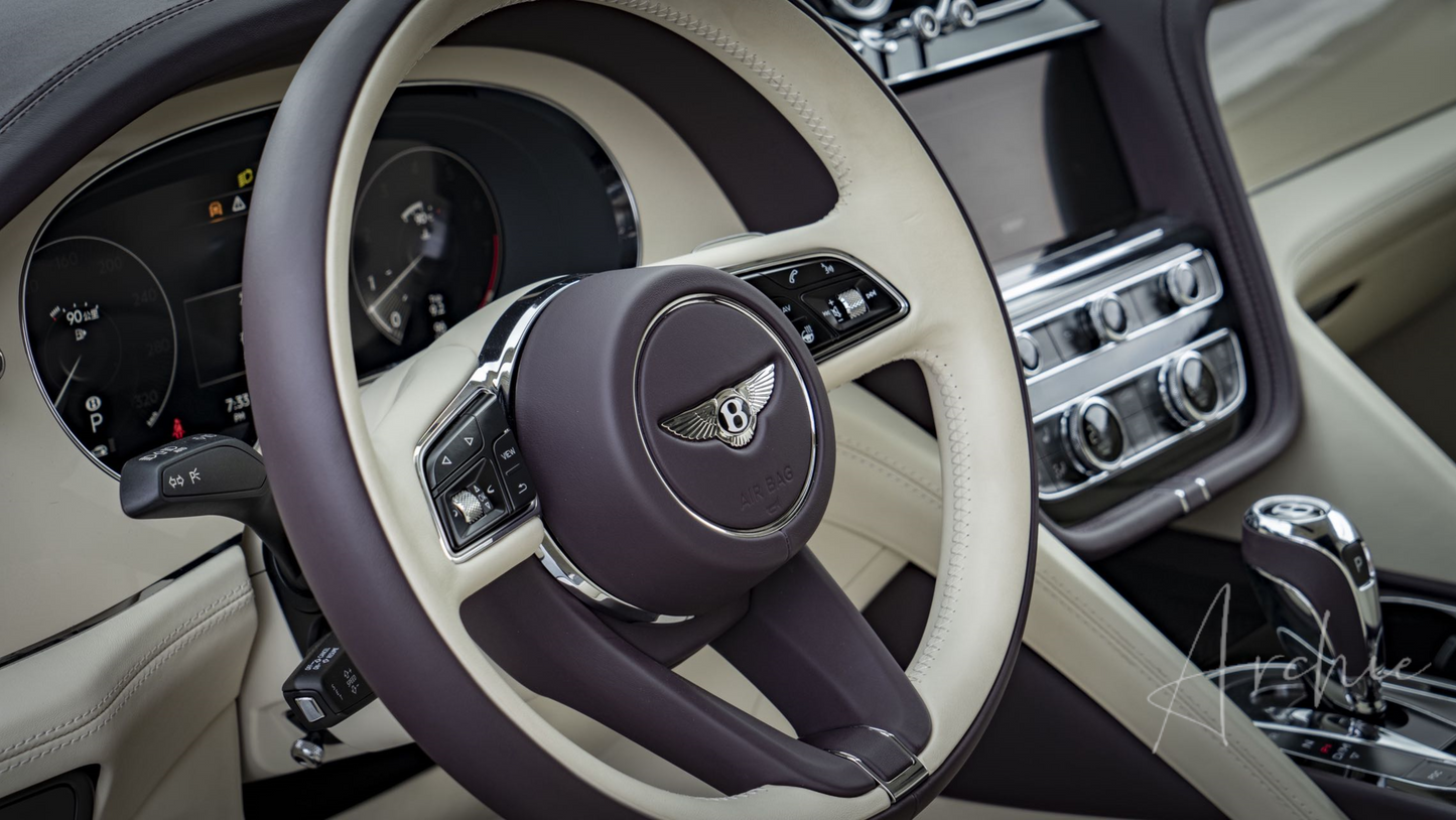 Bentley Bentayga Gold - Private Chauffeur Service.